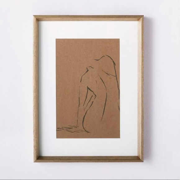 THRESHOLD Studio McGee Wooden Figural Sketch